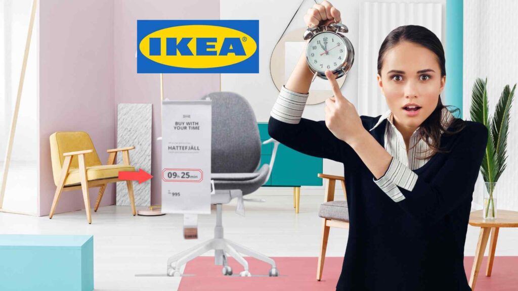 IKEA akceptuje „čas“ ako spôsob platby od zákazníka