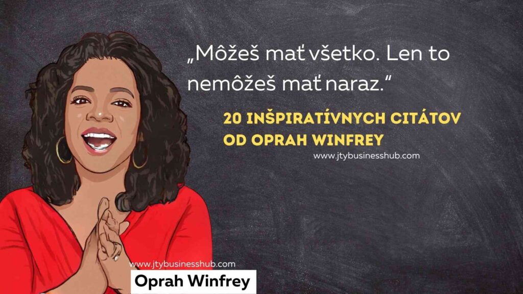 20 inšpiratívnych citátov od Oprah Winfrey